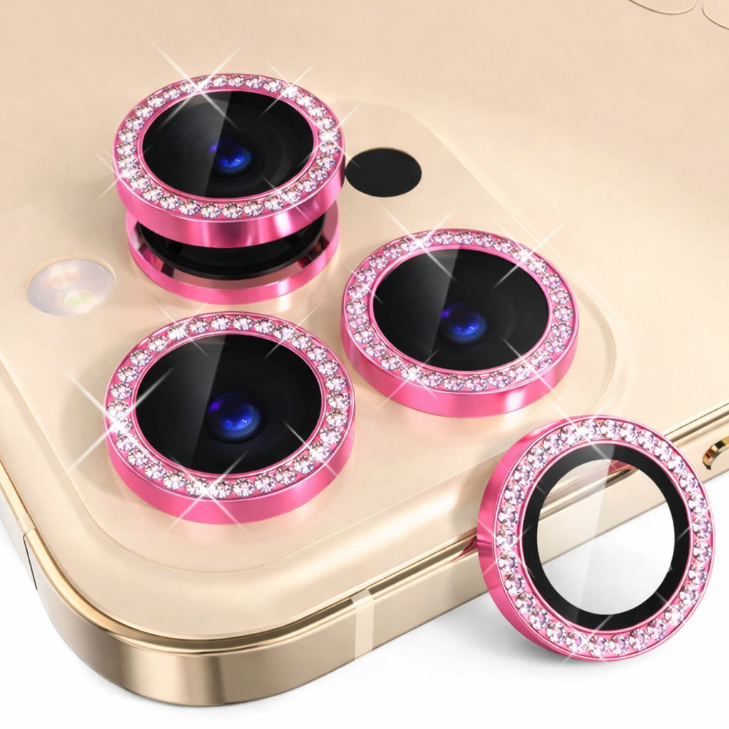 Protectores de Camara Iphone 15PM/15 Pro/16PM/16 Pro/16Plus/16/17PM/17 Pro/17 Brillos