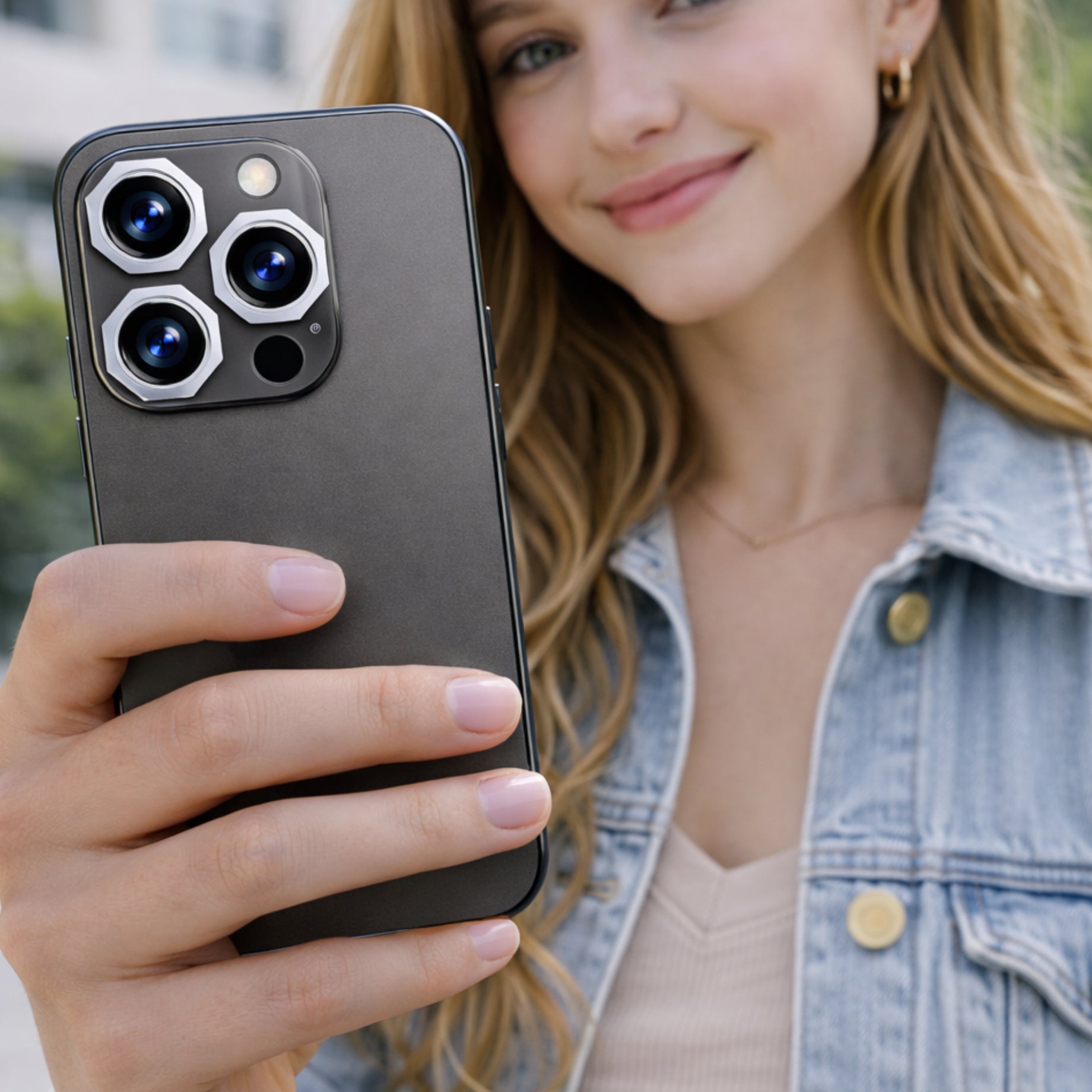 Protectores de Camara Iphone 15PM/15 Pro/16PM/16 Pro/16Plus/16/17PM/17 Pro/17 Hexagonales