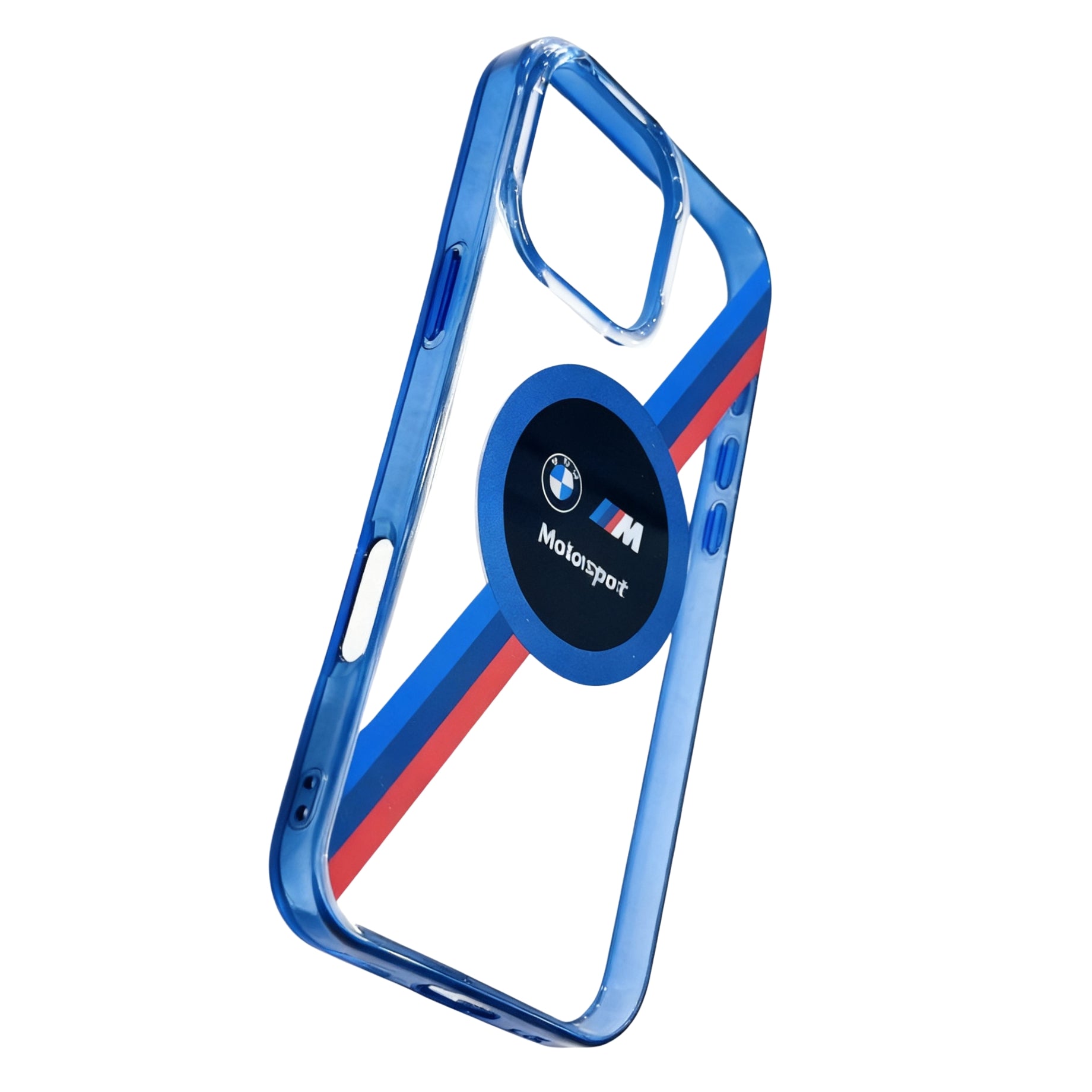 Protector iPhone 16 Pro Max BMW Tricolor Transparente