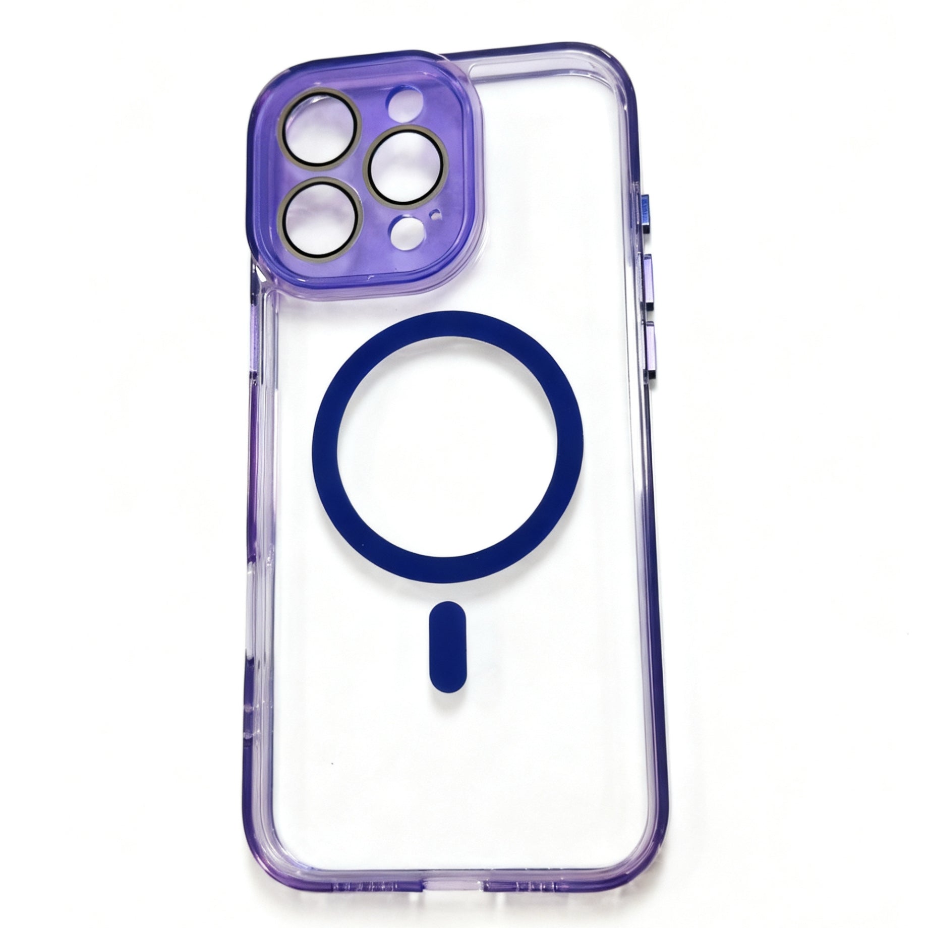 Protector iPhone 16 Pro Max Transparente MagSafe Pro Morado