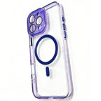 Protector iPhone 16 Pro Max Transparente MagSafe Pro Morado