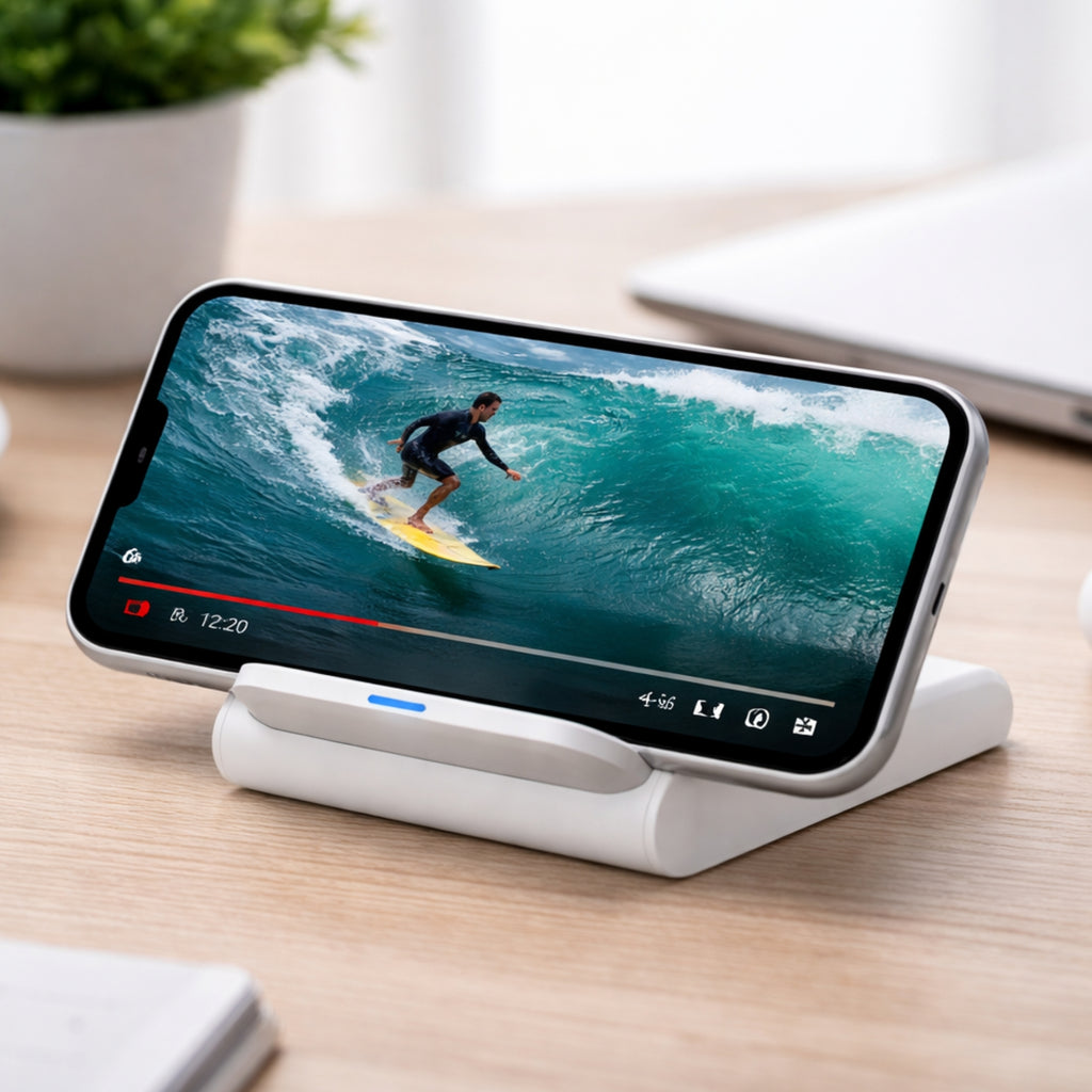 Soporte Para Celular Con Carga Inalámbrica