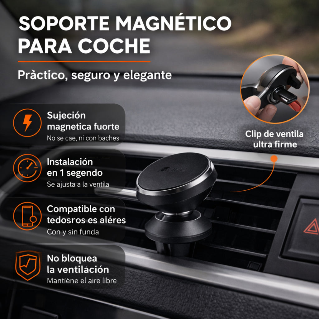 Soporte Magnetico Celular Para Auto Pequeño